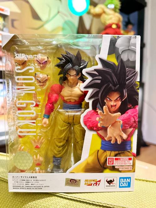 Son Goku Super Saiyan 4 Dragon Ball Super SHFiguarts, Kinderen en Baby's, Speelgoed | Actiefiguren, Zo goed als nieuw