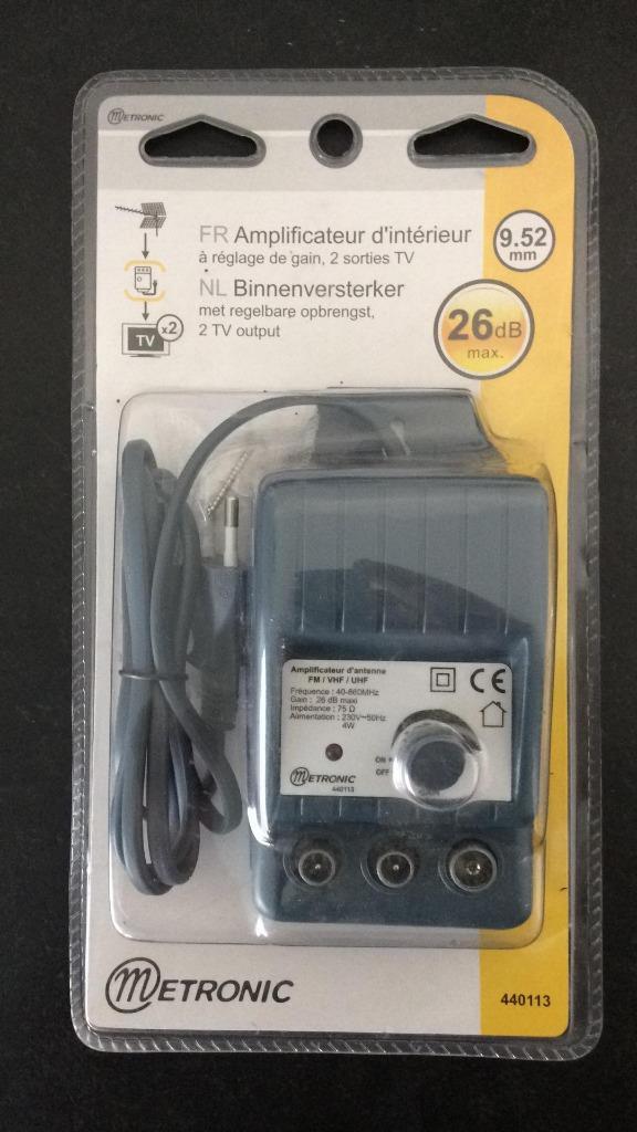 Metronic binnenversterker, TV, Hi-fi & Vidéo, Accessoires de télévision, Neuf, Enlèvement ou Envoi
