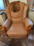 Lederen salon, Huis en Inrichting, Zetels | Zetels, Ophalen, Leer