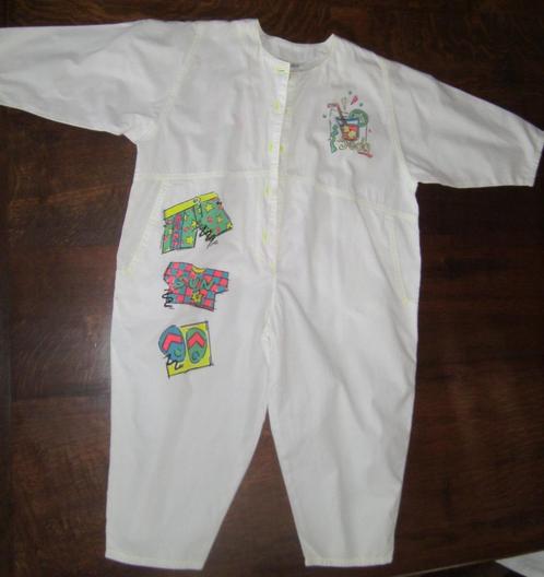 Witte overall "BABY MINI" Maat 86 / 3 jaar, Kinderen en Baby's, Babykleding | Maat 86, Zo goed als nieuw, Jongetje, Overige typen