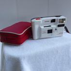 Vintage camera Hannimex met rood hoesje., Audio, Tv en Foto, Gebruikt, Ophalen of Verzenden