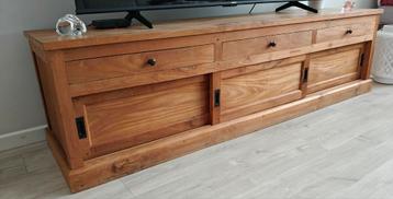 meuble TV en teck massif  beschikbaar voor biedingen