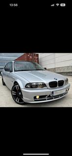 Bmw e46 318ci, Autos, Cuir, Argent ou Gris, 110 kW, Noir