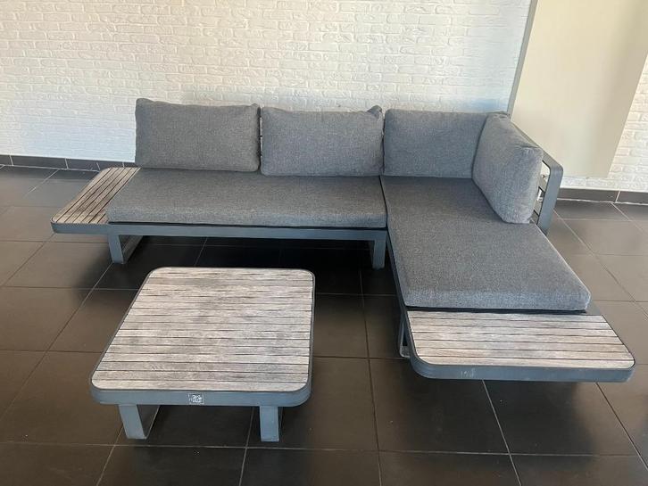 Lounge tuin set: Hamilton Bay OUTDOOR, Tuin en Terras, Tuinsets en Loungesets, Zo goed als nieuw, Loungeset, Aluminium, 4 zitplaatsen