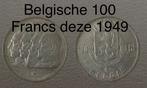 Zilveren Munten België 100 francs 10 stuks, Postzegels en Munten, Ophalen, Zilver