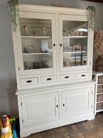 Landelijke stevige witte kast, Huis en Inrichting, Ophalen, 150 tot 200 cm, 150 tot 200 cm, Met deur(en)