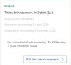 Bobbejaanland tickets, Tickets en Kaartjes