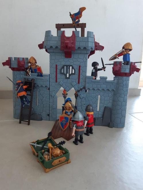 Playmobil Ridderburcht van de Zwarte Baron (6697), Kinderen en Baby's, Speelgoed | Playmobil, Zo goed als nieuw, Complete set
