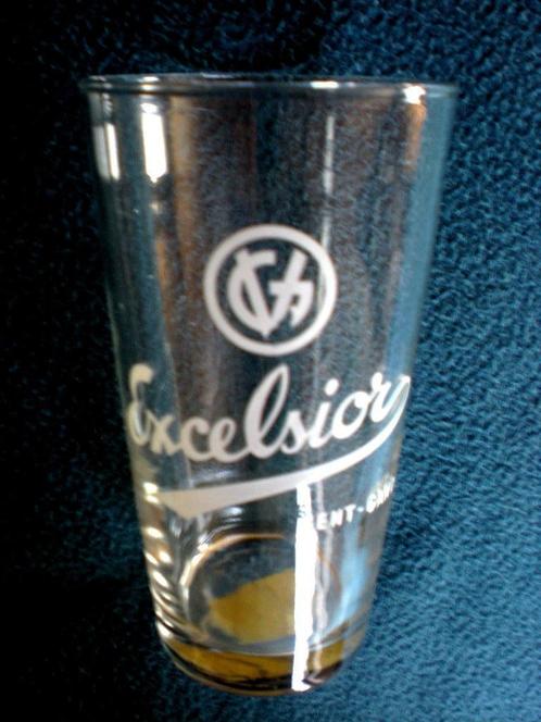 EXCELSIOR Gent: (Nr2), Verzamelen, Biermerken, Gebruikt, Glas of Glazen, Ophalen of Verzenden