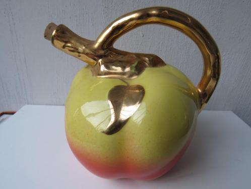 Vintage Louis Roques likeurkaraf porselein Appel 1970-79, Antiek en Kunst, Curiosa en Brocante, Ophalen of Verzenden