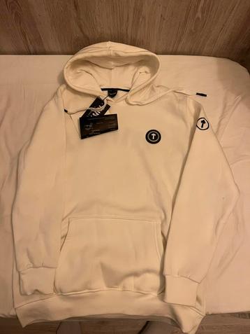 Trapstar hoodie beige maat:L, Enlèvement ou Envoi, Comme neuf, Taille 52/54 (L), Beige