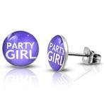 Boucles d'oreilles PARTY GIRL en acier chirurgical, Enlèvement ou Envoi, Neuf