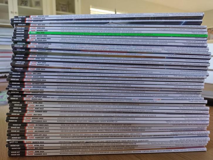 Empire filmtijdschrift UK nr 383-385 & 387-428, Verzamelen, Tijdschriften, Kranten en Knipsels, Tijdschrift, 1980 tot heden, Ophalen of Verzenden