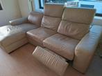 lederen salon, Huis en Inrichting, Ophalen, Gebruikt, Hoekbank, Leer