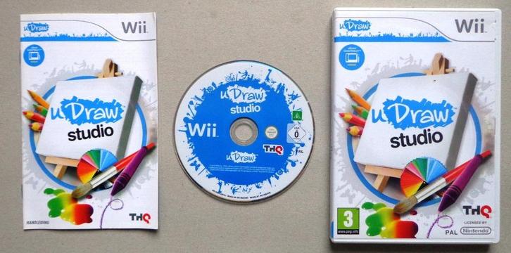 U Draw Studio voor de Nintendo Wii Compleet, Games en Spelcomputers, Games | Nintendo Wii, Zo goed als nieuw, Ophalen of Verzenden
