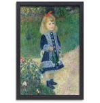 Une fille avec un arrosoir - Pierre-Auguste Renoir toile + b, Maison & Meubles, 75 à 100 cm, Envoi, Création originale, 50 à 75 cm