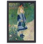 Een meisje met een gieter - Pierre-Auguste Renoir canvas + b, Nieuw, 75 tot 100 cm, Print, Oorspronkelijke maker