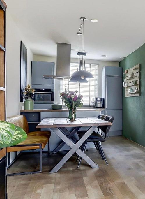 Moderne Grijze Eilandkeuken GEDEMONTEERD, Huis en Inrichting, Keuken | Complete keukens, Zo goed als nieuw, Overige typen, Grijs