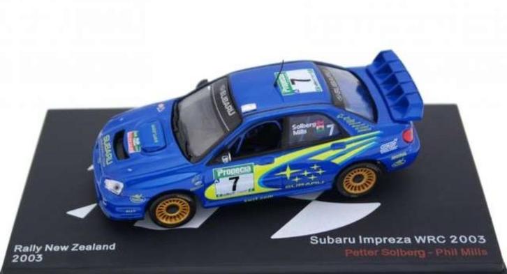 Subaru Impreza WRC #7 2003 - New Zeeland, Hobby en Vrije tijd, Modelauto's | 1:43, Nieuw, Auto, Overige merken, Ophalen of Verzenden