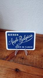 Brasserie bière ancienne carte à jouer Aigle-Belgica #3, Panneau, Plaque ou Plaquette publicitaire, Comme neuf, Autres marques