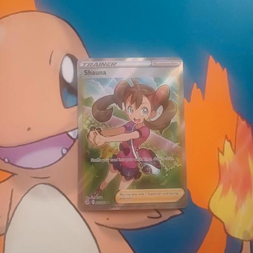 Shauna 263/264 Fusion Strike, Hobby en Vrije tijd, Verzamelkaartspellen | Pokémon, Nieuw, Losse kaart, Foil, Ophalen of Verzenden