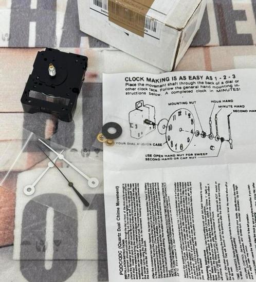 Quartz uurwerk klok reparatie motor vervanings set klokken, Huis en Inrichting, Woonaccessoires | Klokken, Ophalen of Verzenden