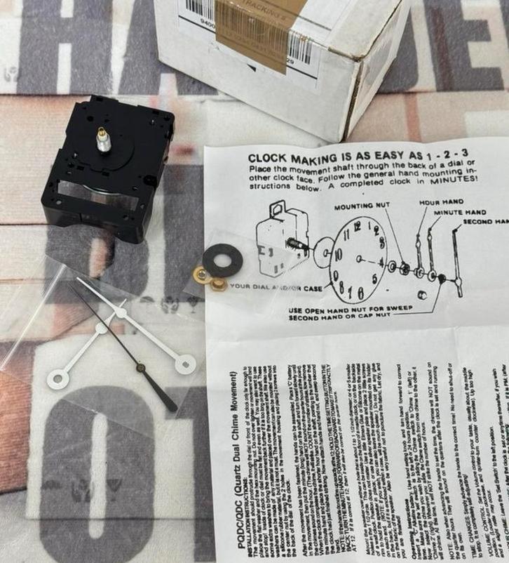 Quartz uurwerk klok reparatie motor vervanings set klokken, Huis en Inrichting, Woonaccessoires | Klokken, Ophalen of Verzenden