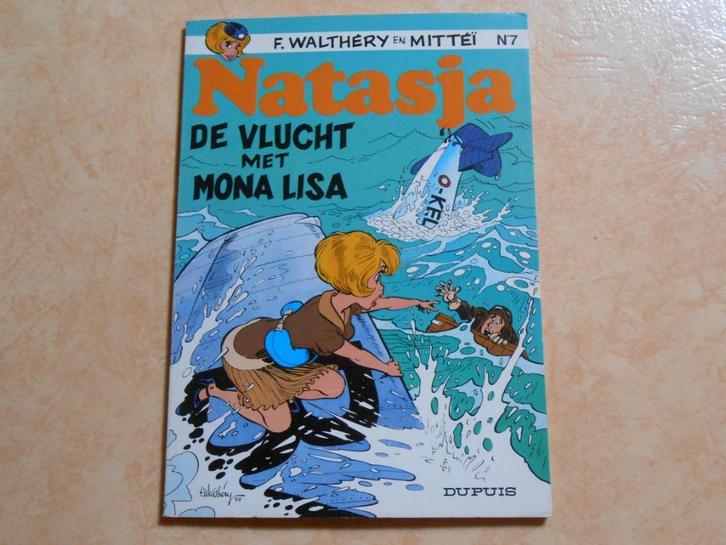 Natasja 7 De vlucht met Mona Lisa 1979 1 ste druk, Boeken, Stripverhalen, Gelezen, Eén stripboek, Ophalen of Verzenden