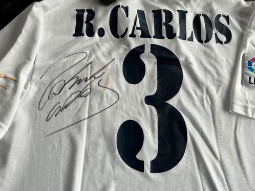 Maillot de football Roberto Carlos du Real Madrid, Sports & Fitness, Football, Neuf, Maillot, Taille L, Enlèvement ou Envoi