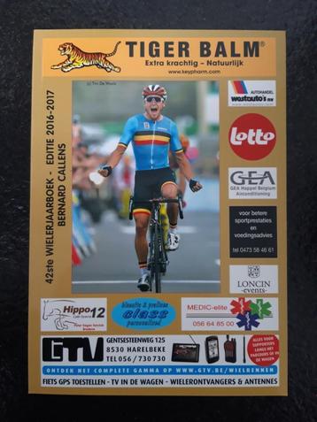 Annuaire cycliste 2016-2017 (couverture de Greg Van Avermaet