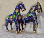 Decoratief beeldje in de vorm van een paard in de cloisonnét, Ophalen of Verzenden, Zo goed als nieuw, Dier