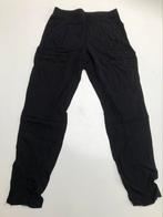 Zwarte zomerbroek op elastiek maat 34, Comme neuf, Noir, Taille 34 (XS) ou plus petite, Enlèvement ou Envoi