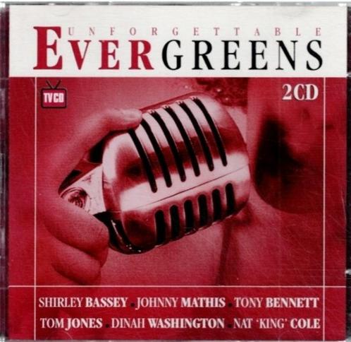 2 x CD   -   Unforgettable Evergreens, Cd's en Dvd's, Cd's | Overige Cd's, Ophalen of Verzenden