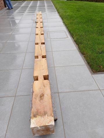 Massieve Franse eiken balken: Hoofdbalk en tussenbalken beschikbaar voor biedingen