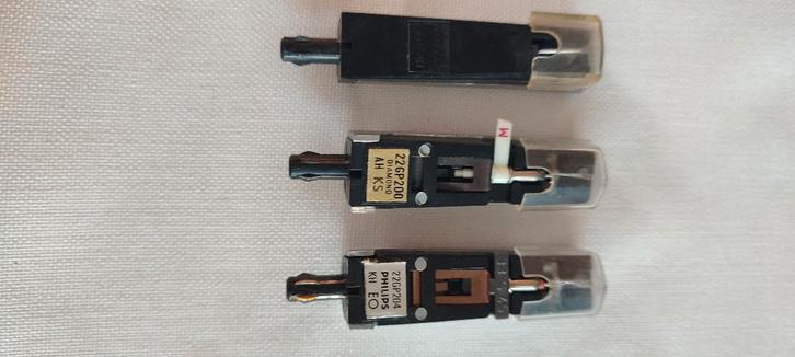 Philips GP‑naalden – Bundel van 3 stuks (GP200/204/233), Antiek en Kunst, Antiek | Tv's en Audio, Ophalen of Verzenden