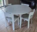 Eettafel met stoelen, Ophalen, Gebruikt, Rond, Vijf personen of meer