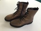 Bronskleurige enkellaarsjes maat 38, Ophalen, Zo goed als nieuw