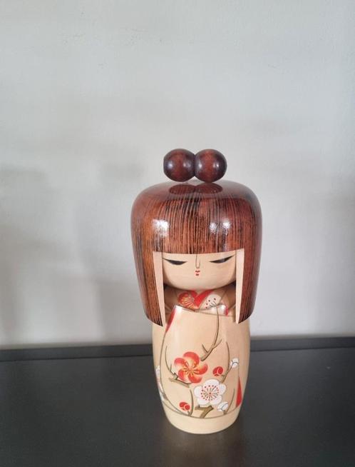 Prachtige Nintai Kokeshi van Tanaka Kojo (Shigemi), Antiek en Kunst, Kunst | Beelden en Houtsnijwerken, Verzenden