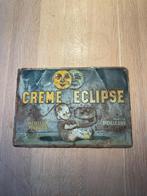 Plaque en tôle crème Eclipse le meilleur cirage non émaillée, Enlèvement ou Envoi, Utilisé, Panneau publicitaire