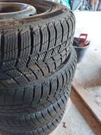 4 pneus hiver avec jantes en tôles, Auto-onderdelen, Banden en Velgen, Ophalen, Winterbanden, Band(en)