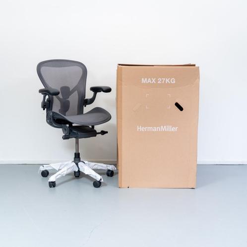20 Herman Miller Aeron Remastered bureaustoel maat B Nieuw., Maison & Meubles, Chaises de bureau, Neuf, Chaise de bureau, Enlèvement ou Envoi