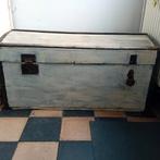 Ancien coffre malle bois et fer, Huis en Inrichting, Woonaccessoires | Kisten, Ophalen of Verzenden, Gebruikt