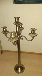 Kandelaar verzilverd, Antiek en Kunst, Ophalen, Overige materialen