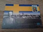 carte commémorative ww2 avec timbre "Gustav V de Suède"" N2, Collections, Photo ou Poster, Armée de terre, Envoi