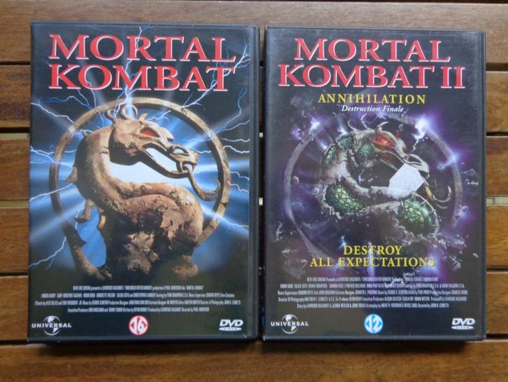 )))  Mortal Combat 1 & 2  //  Action   (((, Cd's en Dvd's, Dvd's | Actie, Zo goed als nieuw, Actie, Alle leeftijden, Ophalen of Verzenden