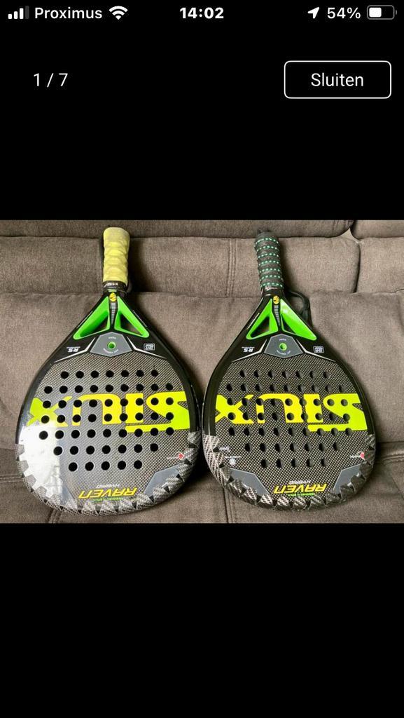 2 padelrackets ( 1 nieuwe en 1 gebruikte ), Sport en Fitness, Padel, Nieuw, Padelracket, Ophalen