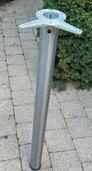 pied de table inox, Maison & Meubles, Pièces pour table, Neuf, Pied de table, 50 à 100 cm, Enlèvement