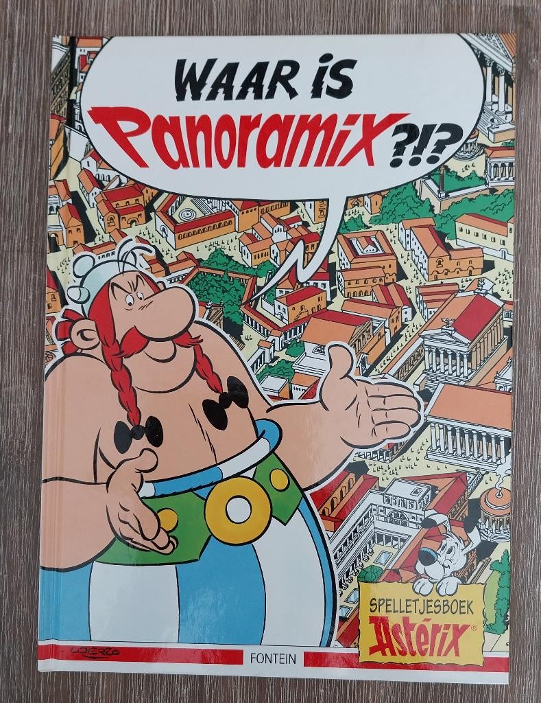 Asterix spelletjesboek, Eén stripboek, Ophalen of Verzenden, Zo goed als nieuw, Albert Uderzo
