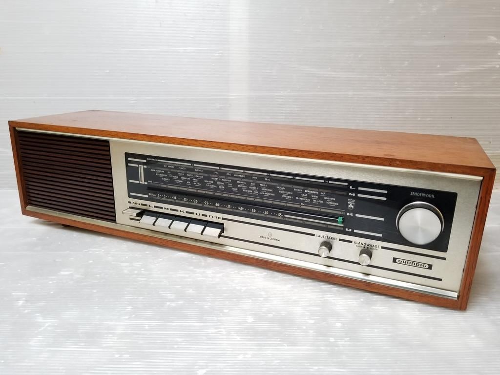 Original Vintage opa radio Prima staat, Ophalen of Verzenden, Radio