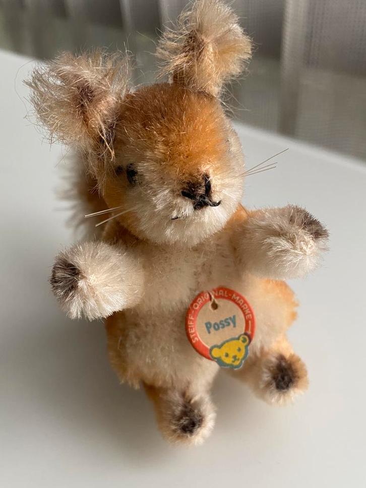 Vintage STEIFF eekhoorn, Antiek en Kunst, Antiek | Speelgoed, Ophalen of Verzenden